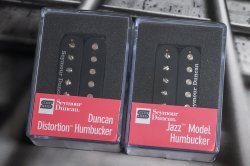 Seymour Duncan Distortion SH-6 Bridge SH-2 Jazz Neck Humbucker Pickup Set BLACK