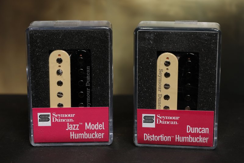 Image 0 of Seymour Duncan Distortion SH-6 Bridge SH-2 Jazz Neck Humbucker Pickup Set ZEBRA