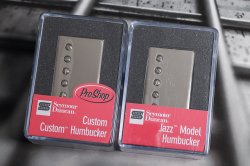 Seymour Duncan SH-11 Custom Custom Bridge & Sh-2 Jazz Neck Pickup Set NICKEL NEW