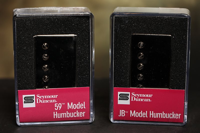 Image 0 of Seymour Duncan SH-4 JB Bridge & SH-1 59 Neck NICKEL Humbucker Pickup Set - NEW