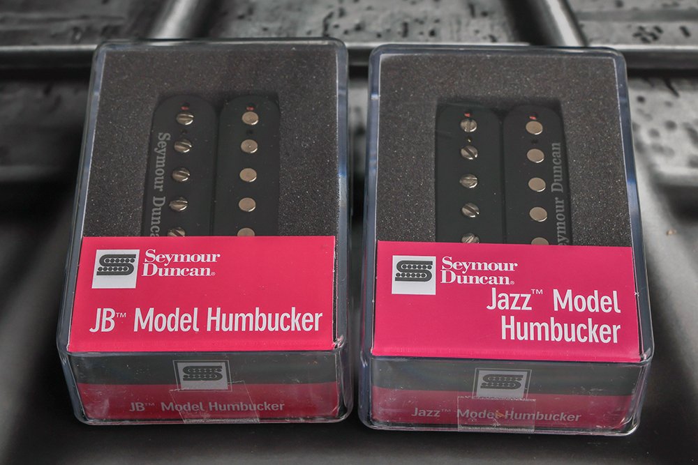 Image 0 of Seymour Duncan JB Jazz Hot Rodded PICKUP SET Humbucker SH-4 SH-2n BLACK - NEW