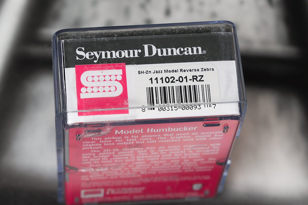 Image 2 of Seymour Duncan SH-2 Jazz Humbucker Guitar Pickup REVERSE ZEBRA Neck Rhythm - NEW