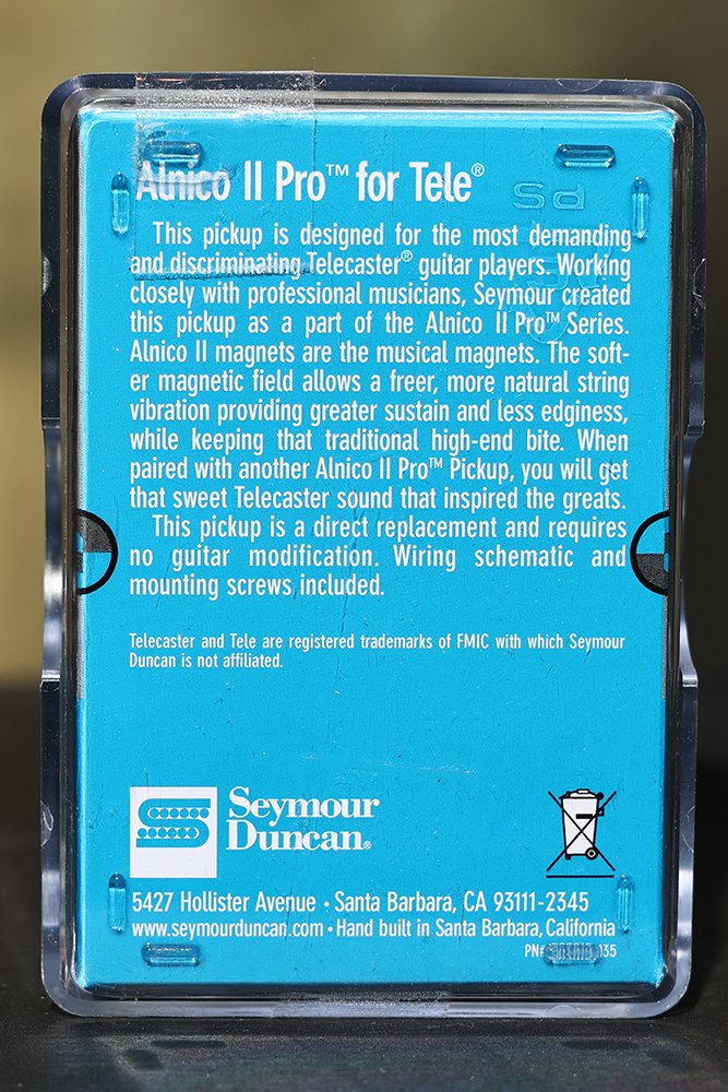 Image 1 of Seymour Duncan APTR-1 Alnico Pro II Rhythm Tele Pickup Fender Telecaster Neck