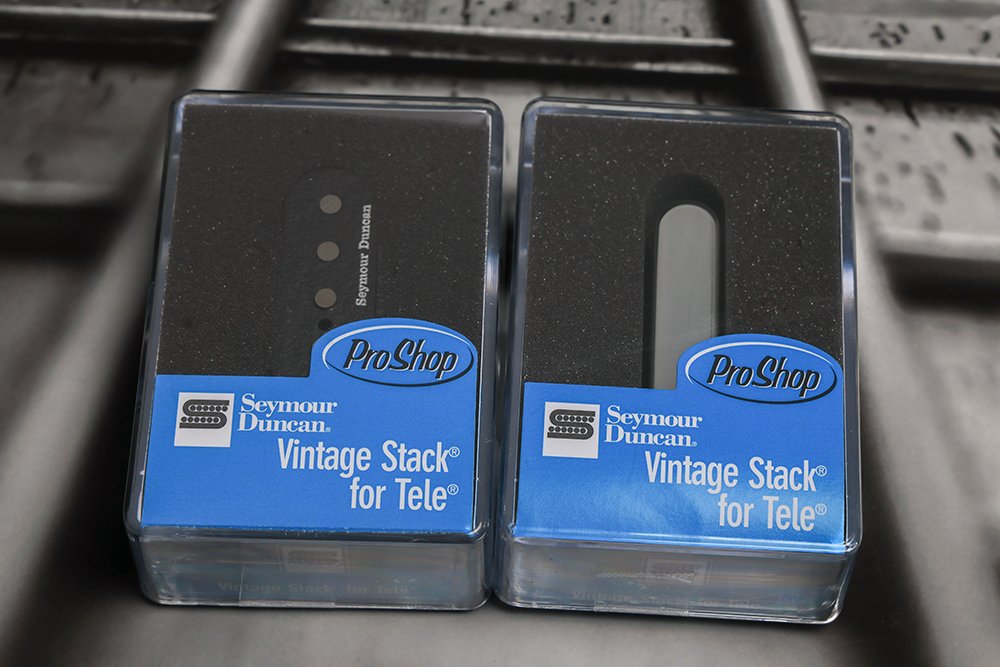 Image 0 of Seymour Duncan Vintage Stack Tele Pickup Set STK-T3B & STK-T1N Fender Telecaster