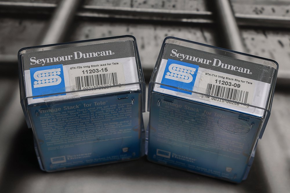 Image 2 of Seymour Duncan Vintage Stack Tele Pickup Set STK-T3B & STK-T1N Fender Telecaster