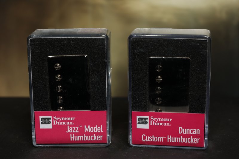 Image 0 of Seymour Duncan SH-5 Custom Bridge & SH-2N Jazz Neck Pickup Set NICKEL Silver