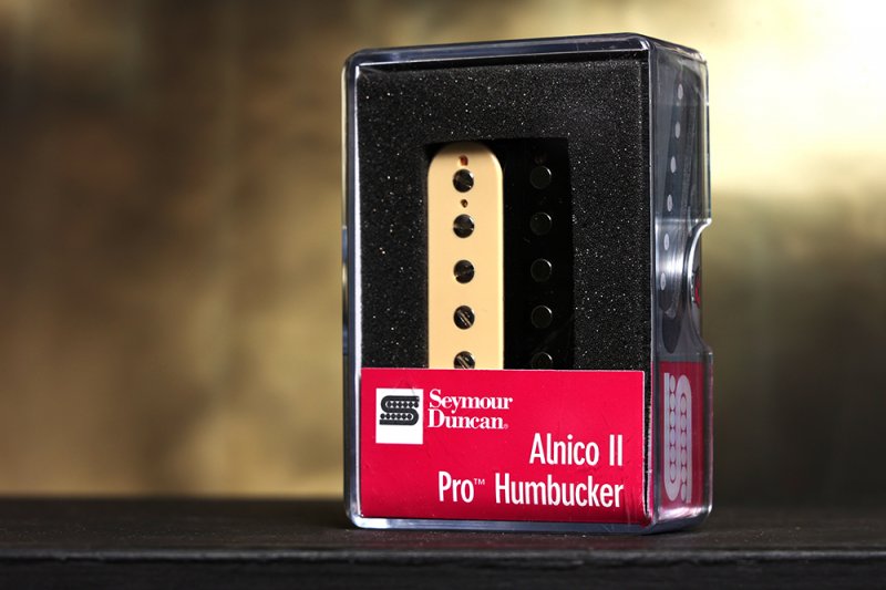 Image 0 of Seymour Duncan APH-1b Alnico II Pro Humbucker Pickup Bridge Zebra - Brand New!