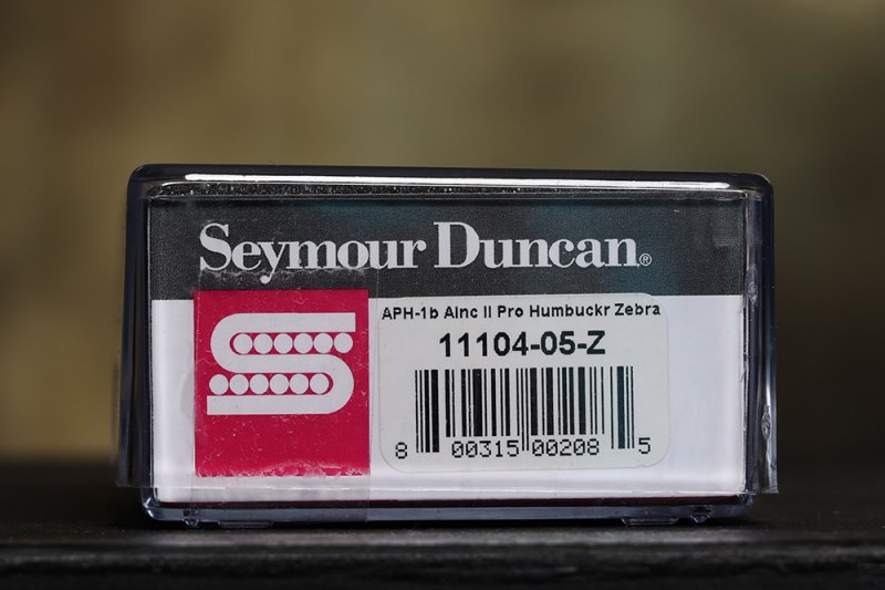 Image 1 of Seymour Duncan APH-1b Alnico II Pro Humbucker Pickup Bridge Zebra - Brand New!