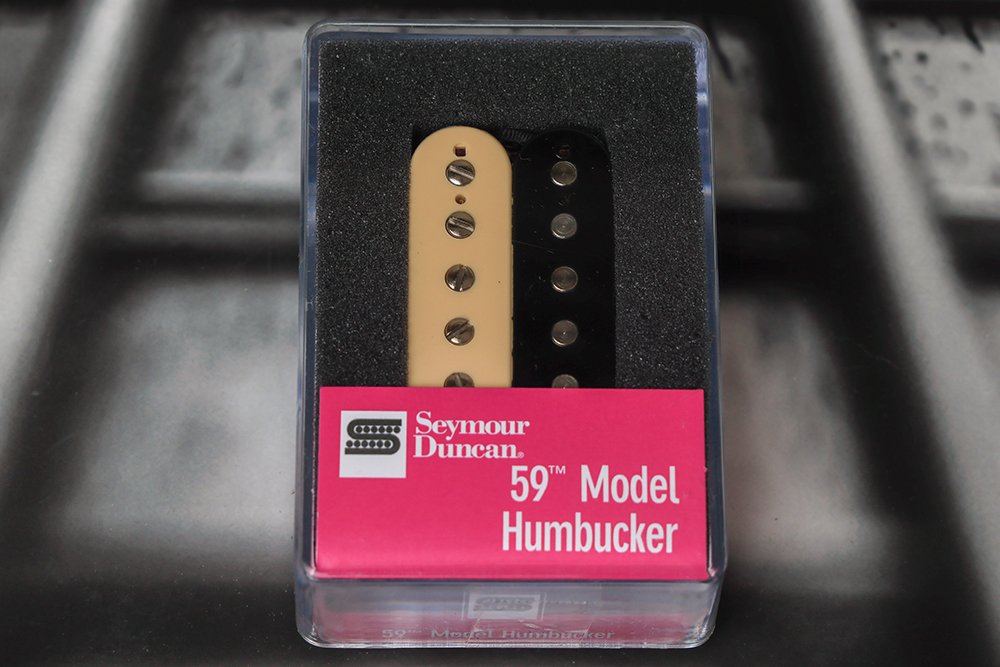 Image 0 of Seymour Duncan SH-1N 59 Model 4 Conductor Neck ZEBRA Humbucker Pickup Les Paul