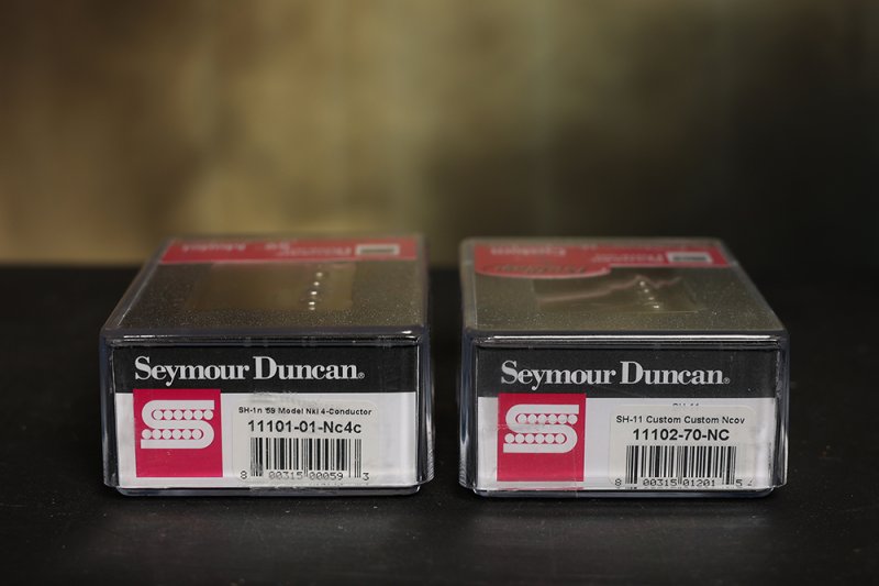 Image 2 of Seymour Duncan SH-11 Custom Custom Bridge SH-1N 59 4 Conductor Pickup Set NICKEL