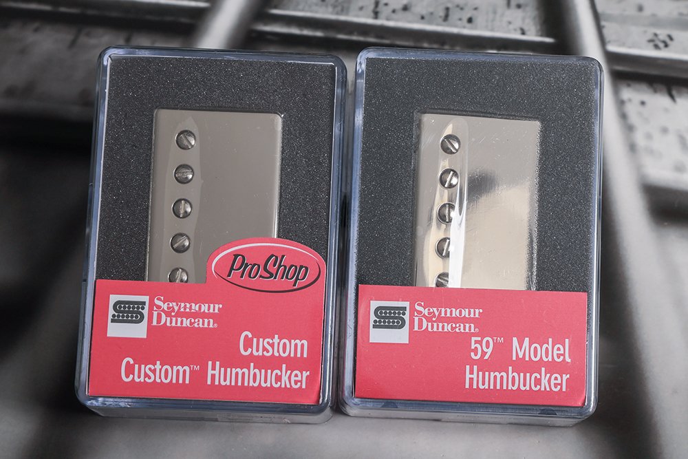 Image 0 of Seymour Duncan SH-11 Custom Custom Bridge SH-1N 59 4 Conductor Pickup Set NICKEL
