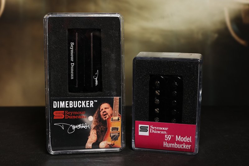 Image 0 of Seymour Duncan Dimebag SH-13 Dimebucker Bridge & SH-1N 59 4 Conductor Neck BLACK