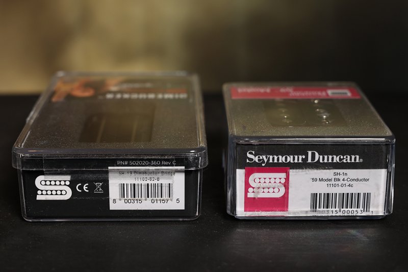 Image 2 of Seymour Duncan Dimebag SH-13 Dimebucker Bridge & SH-1N 59 4 Conductor Neck BLACK