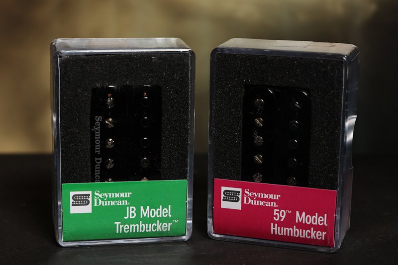 Image 0 of Seymour Duncan TB-4 JB Trembucker Bridge & SH-1N 59 4 Conductor Pickup Set BLACK