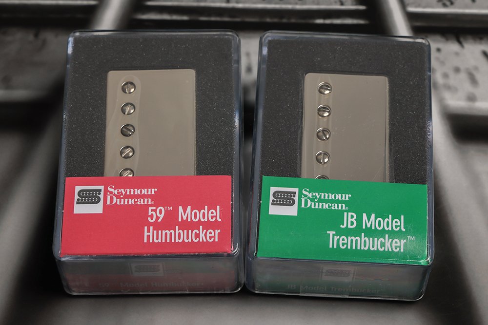Image 0 of Seymour Duncan TB-4 JB Trembucker Bridge SH-1N 59 4 Conductor Pickup Set NICKEL