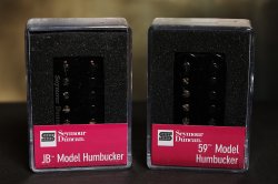 Seymour Duncan SH-4 JB & SH-1N 59 Model BLACK 4 Conductor Humbucker Pickup Set