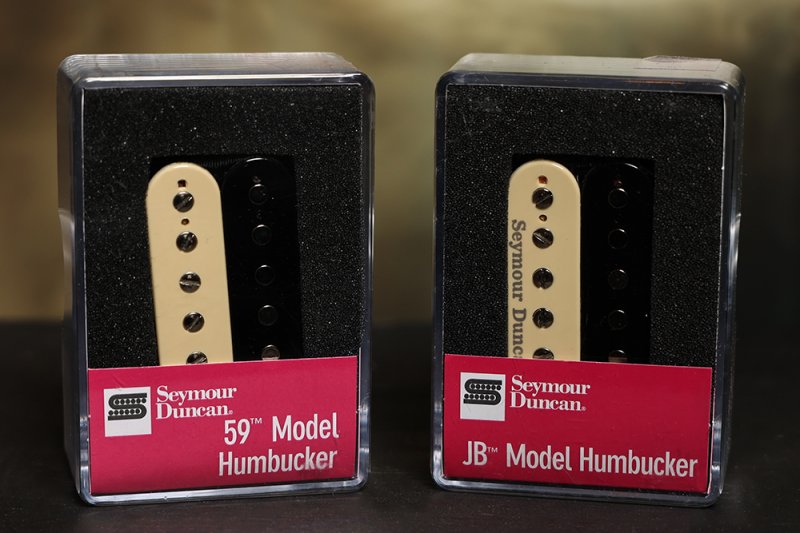 Image 0 of Seymour Duncan SH-4 JB S1110H-1N 59 Model ZEBRA 4 Conductor Humbucker Pickup Set