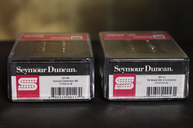 Image 2 of Seymour Duncan Distortion SH-6B & SH-1N 59 Model BLACK 4 Conductor Pickup Set