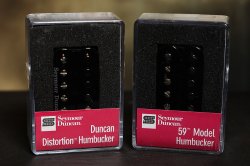 Seymour Duncan Distortion SH-6B & SH-1N 59 Model BLACK 4 Conductor Pickup Set
