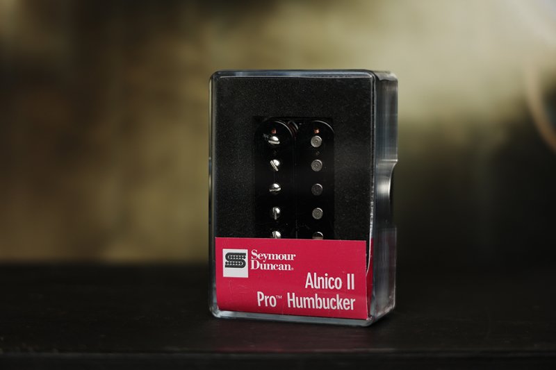 Image 0 of Seymour Duncan APH-1 Alnico II Pro Neck Pickup Black Humbucker