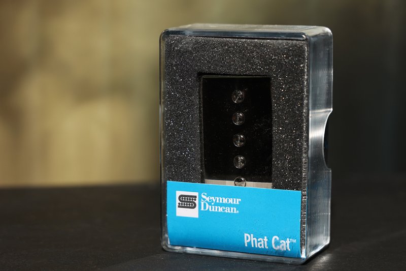 Image 0 of Seymour Duncan SPH-1B  Phat Cat Bridge Pickup P-90 fit for Humbucker Nickel NEW