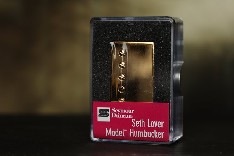 Image 0 of Seymour Duncan SH-55n Seth Lover Humbucker Pickup Neck GOLD Single Conductor