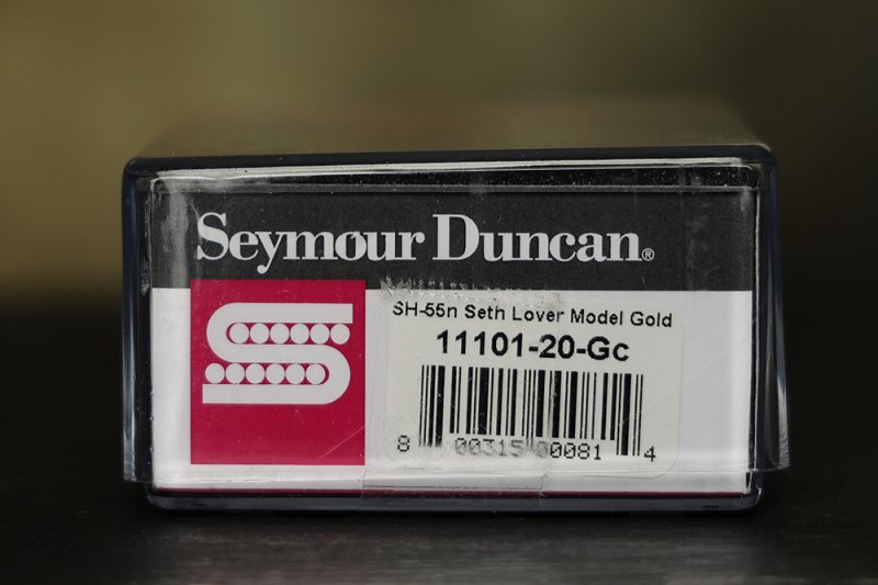 Image 2 of Seymour Duncan SH-55n Seth Lover Humbucker Pickup Neck GOLD Single Conductor