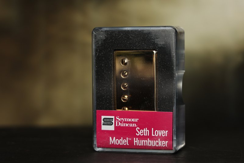 Image 0 of Seymour Duncan SH-55b Seth Lover Humbucker Pickup Bridge GOLD Single Conductor