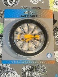 LAVA Cable BLACK Tightrope Solder-Free Pedal Board Kit - VERSION 2 (V2) PLUGS