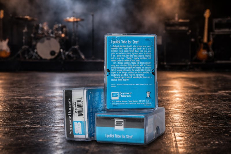 Image 1 of SEYMOUR DUNCAN SLS-1 Lipstick Tube Pickup Set for Stratocaster Neck Mid & Bridge