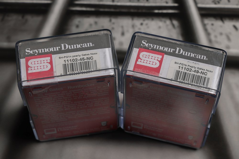 Image 2 of SEYMOUR DUNCAN SH-PG1b&n Pearly Gates Humbucker PICKUP SET Nickel Les Paul