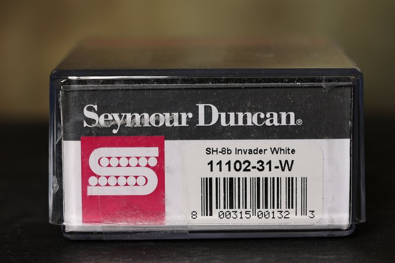 Image 2 of SEYMOUR DUNCAN SH-8b Invader Humbucker Bridge Pickup White Ceramic SH-8 NEW