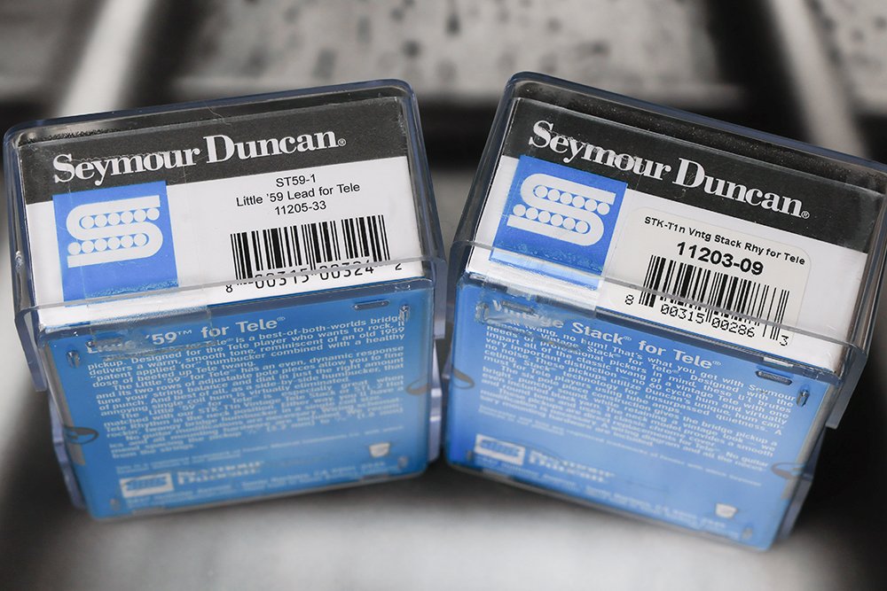 Image 2 of Seymour Duncan ST59-1B Little 59 Telecaster Humbucker / STK-T1N Stack Pickup Set