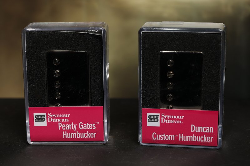 Image 0 of Seymour Duncan SH-5 Custom & SHPG-1n Pearly Gates Humbucker Pickup Set NICKEL