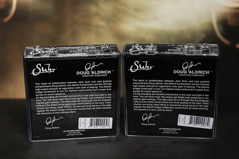 Image 1 of Suhr Doug Aldrich Hot Humbucker Neck & Bridge 50mm Pickup Set NICKEL CHROME