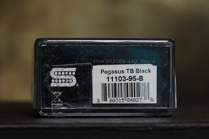 Image 2 of Seymour Duncan Pegasus 6 String Bridge Humbucker Pickup BLACK TREMBUCKER