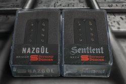 Seymour Duncan Nazgul & Sentient 6 String Guitar Humbucker Pickup Set BLACK
