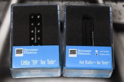 Seymour Duncan ST59-1 Little 59 Bridge Lead / STHR-1n Hot Rails Neck Rhythm Tele