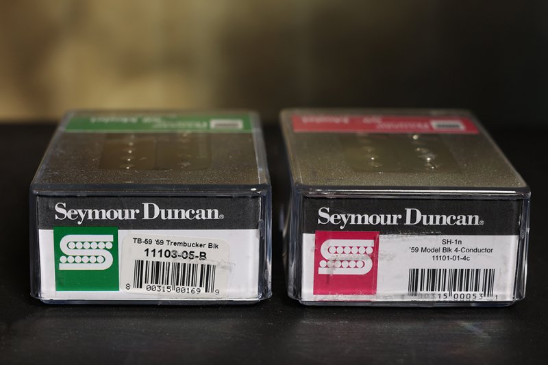 Image 2 of Seymour Duncan TB-59 Trembucker & SH-1n 59 Model Neck Humbucker Pickup Set BLACK