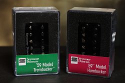 Seymour Duncan TB-59 Trembucker & SH-1n 59 Model Neck Humbucker Pickup Set BLACK