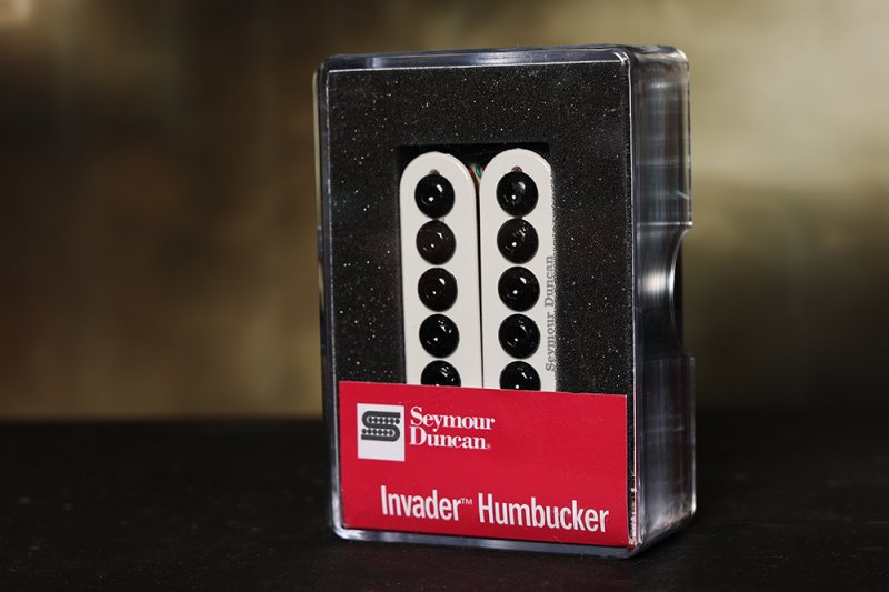 Image 0 of Seymour Duncan SH-8n Invader NECK White High Ouput Ceramic Guitar Pickup SH-8