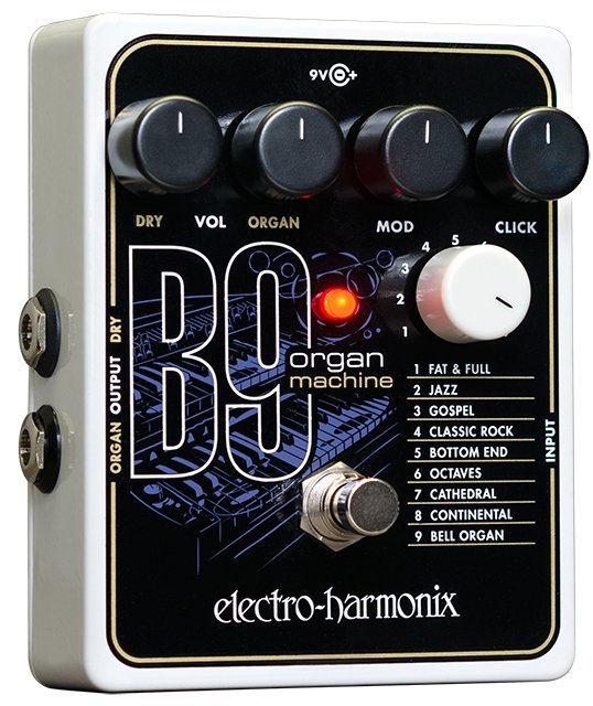 Image 0 of Electro Harmonix B9 Organ Machine Electric Guitar Pedal with Power Supply