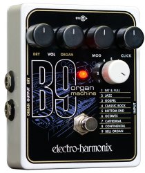 Electro Harmonix B9 Organ Machine Electric Guitar Pedal with Power Supply