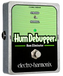Electro Harmonix Hum Debugger Hum Eliminator Effect Pedal with Power Supply