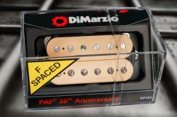 DiMarzio DP103FCR 36th Anniversary PAF Neck F-Spaced Humbucker - Cream / Nickel 