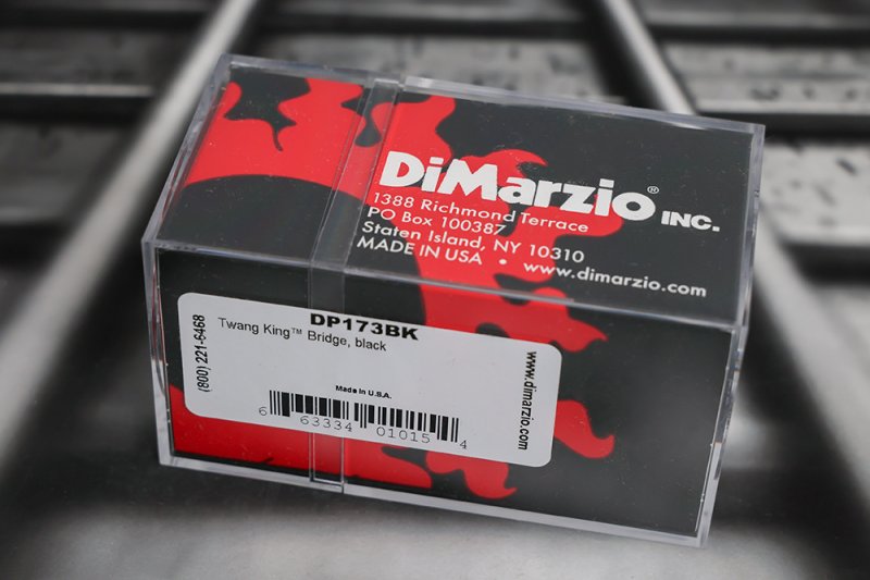 Image 1 of DiMarzio Twang King Tele Bridge Pickup Black Lead DP 173 Fender Telecaster DP173