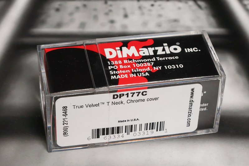 Image 1 of DiMarzio True Velvet T Telecaster Neck Rhythm Pickup DP177 Tele DP177 Chrome