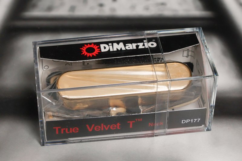 Image 0 of DiMarzio True Velvet T Telecaster Neck Rhythm Pickup DP177 Tele DP177 Gold