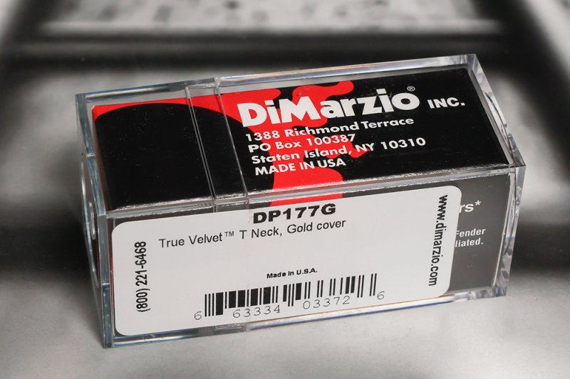 Image 1 of DiMarzio True Velvet T Telecaster Neck Rhythm Pickup DP177 Tele DP177 Gold