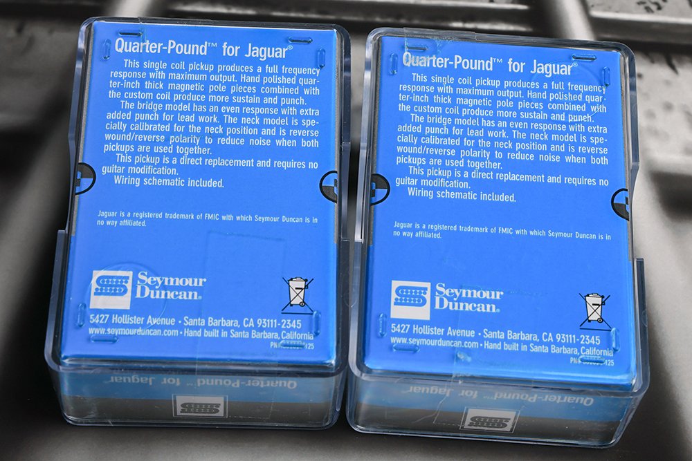 Image 1 of Seymour Duncan SJAG-3 Quarter Pound Jaguar SET Bridge & Neck for Fender Guitar